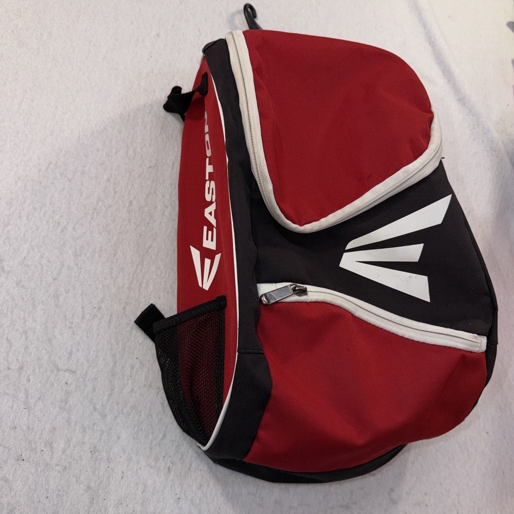 EASTON Game Ready Backpack Softball Bag Red Black Elite Youth Sport Bag Tee Ball
